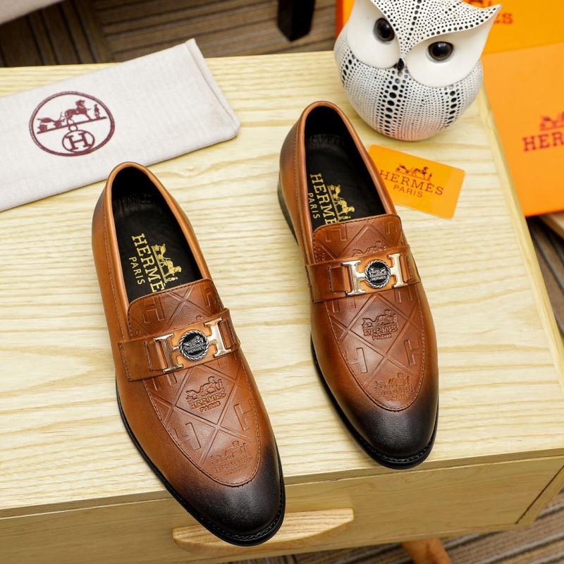 H**mes leather shoes